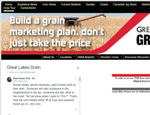 Tablet Screenshot of greatlakesgrain.com
